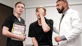 Perverted Gay Doctor Fucks His Favorite Patient in His Sickbay - Doctorblows
